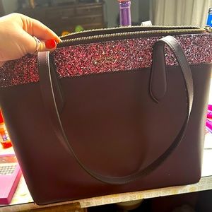 Kate spade glitter tote